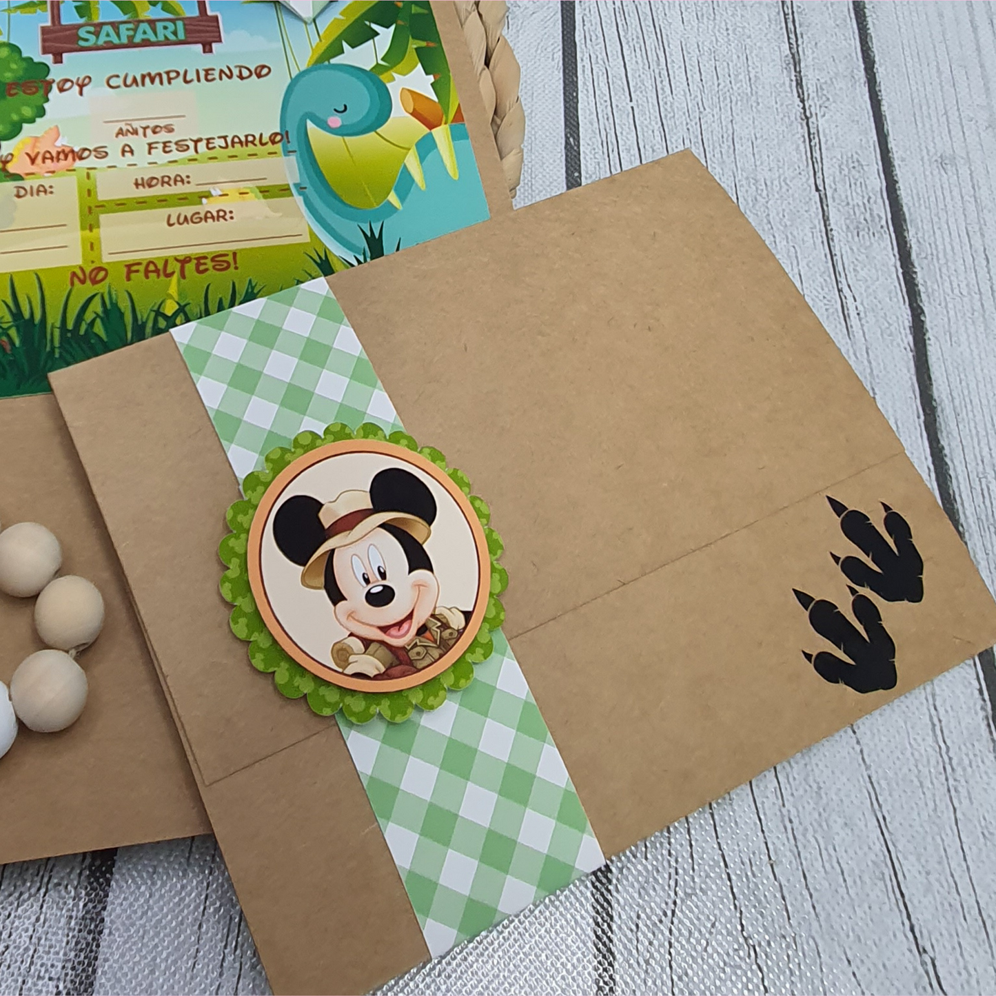 invitaciones de safari