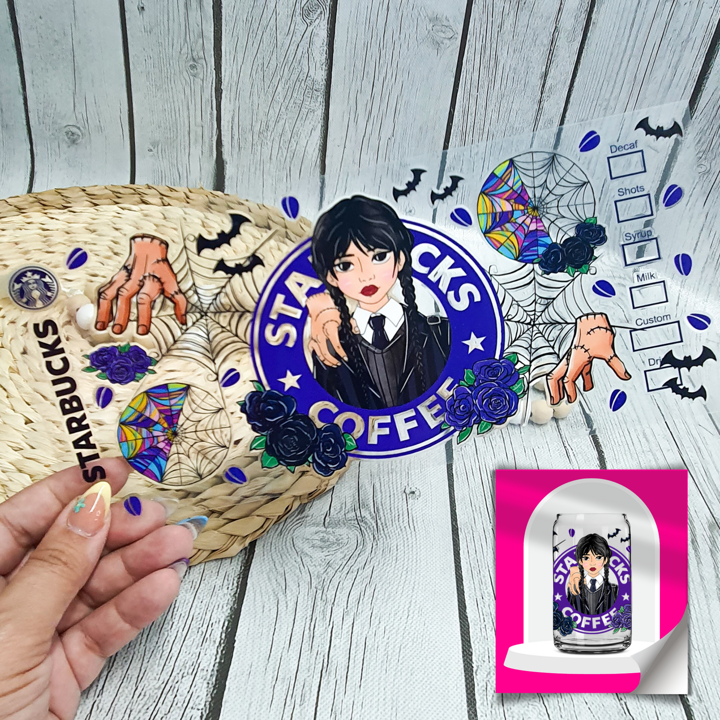 UV06 / Cripy Girl 16oz UV DTF Cup Wrap