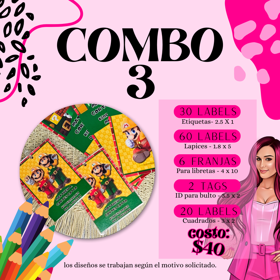 PAQUETES DE VUELTA AL COLE