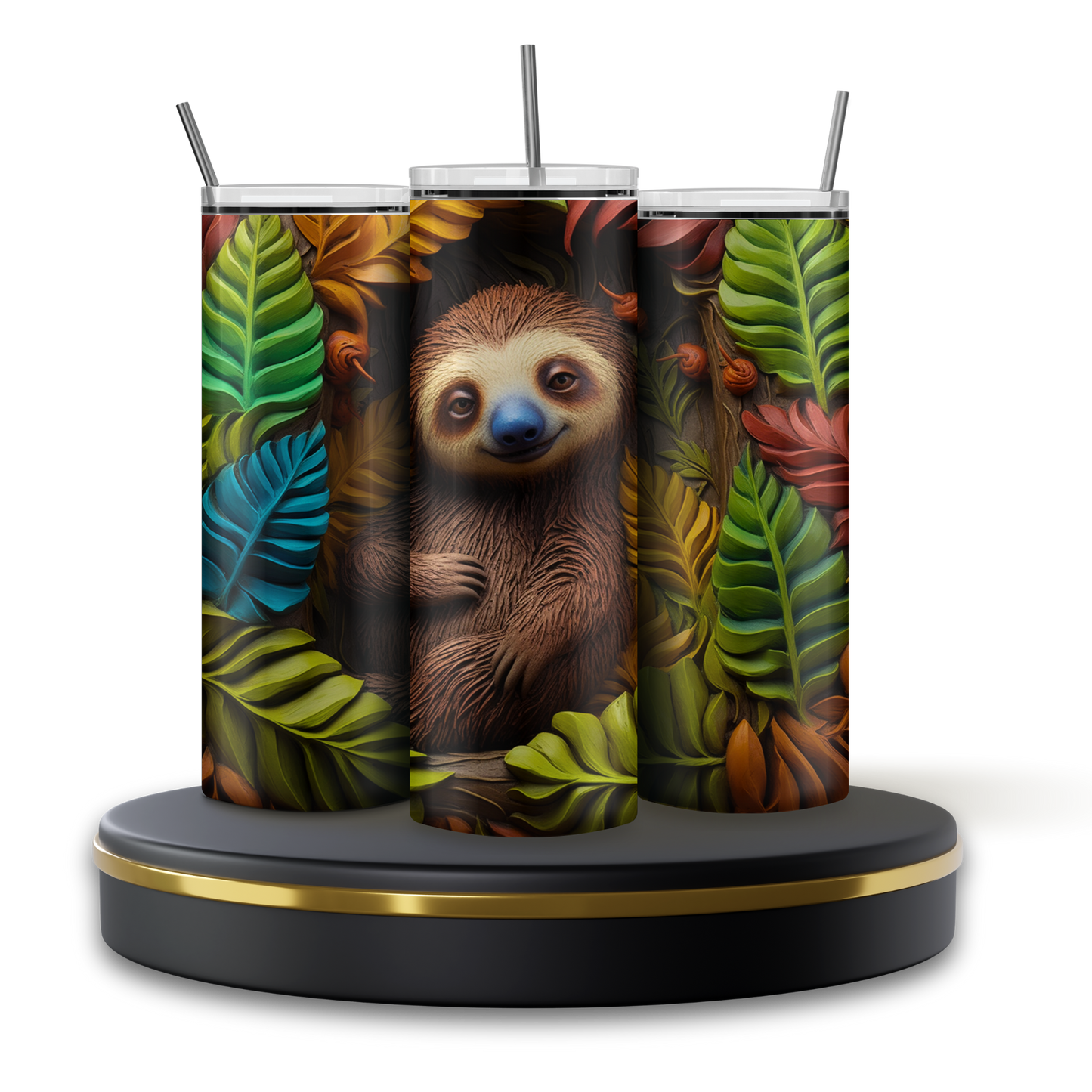 Hojas Perezoso modelo 3d