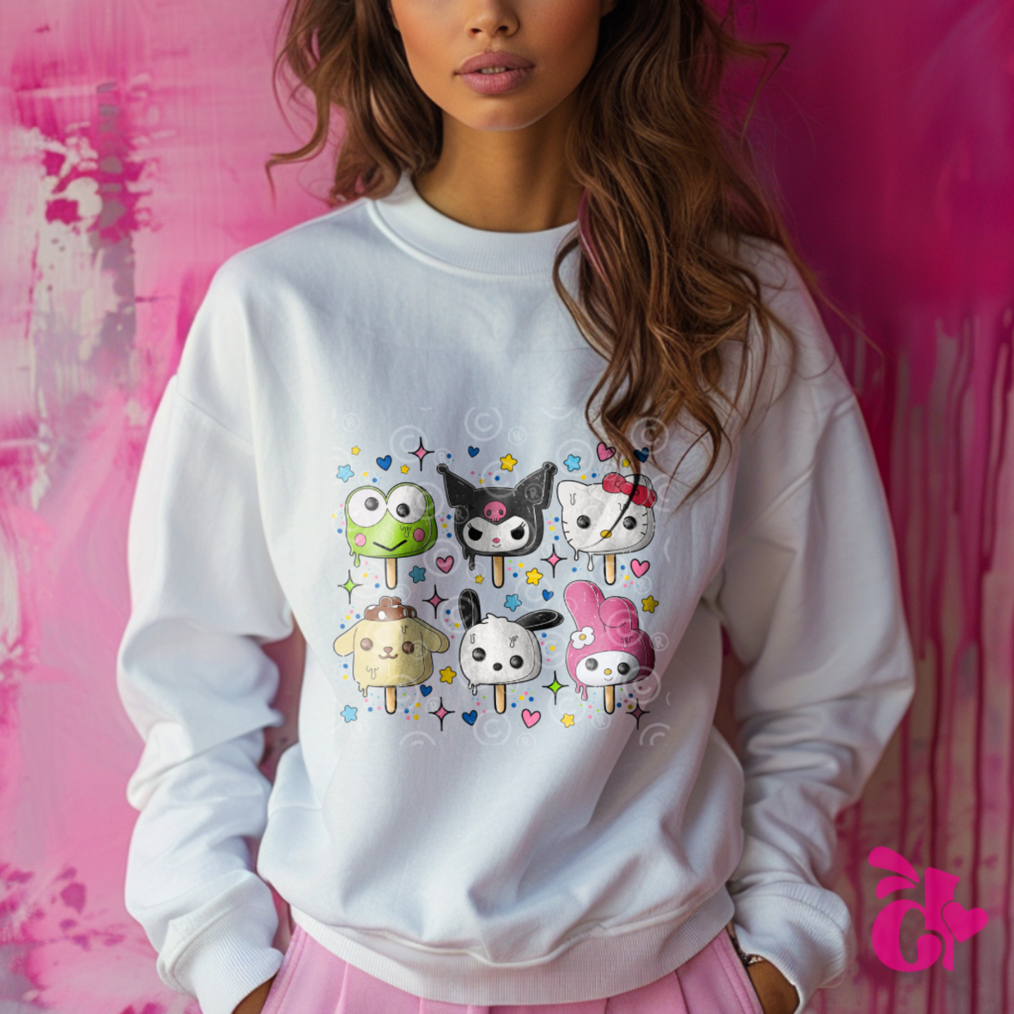 Cute Cat Popsicles T-shirt