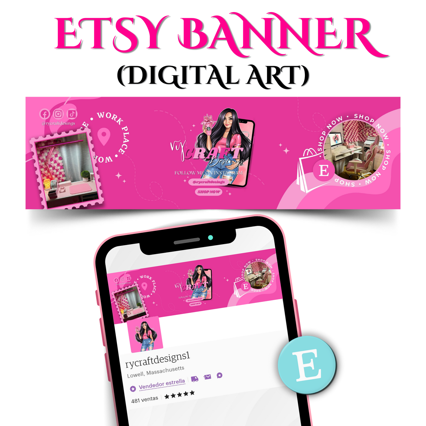 Banner de Etsy (arte digital)