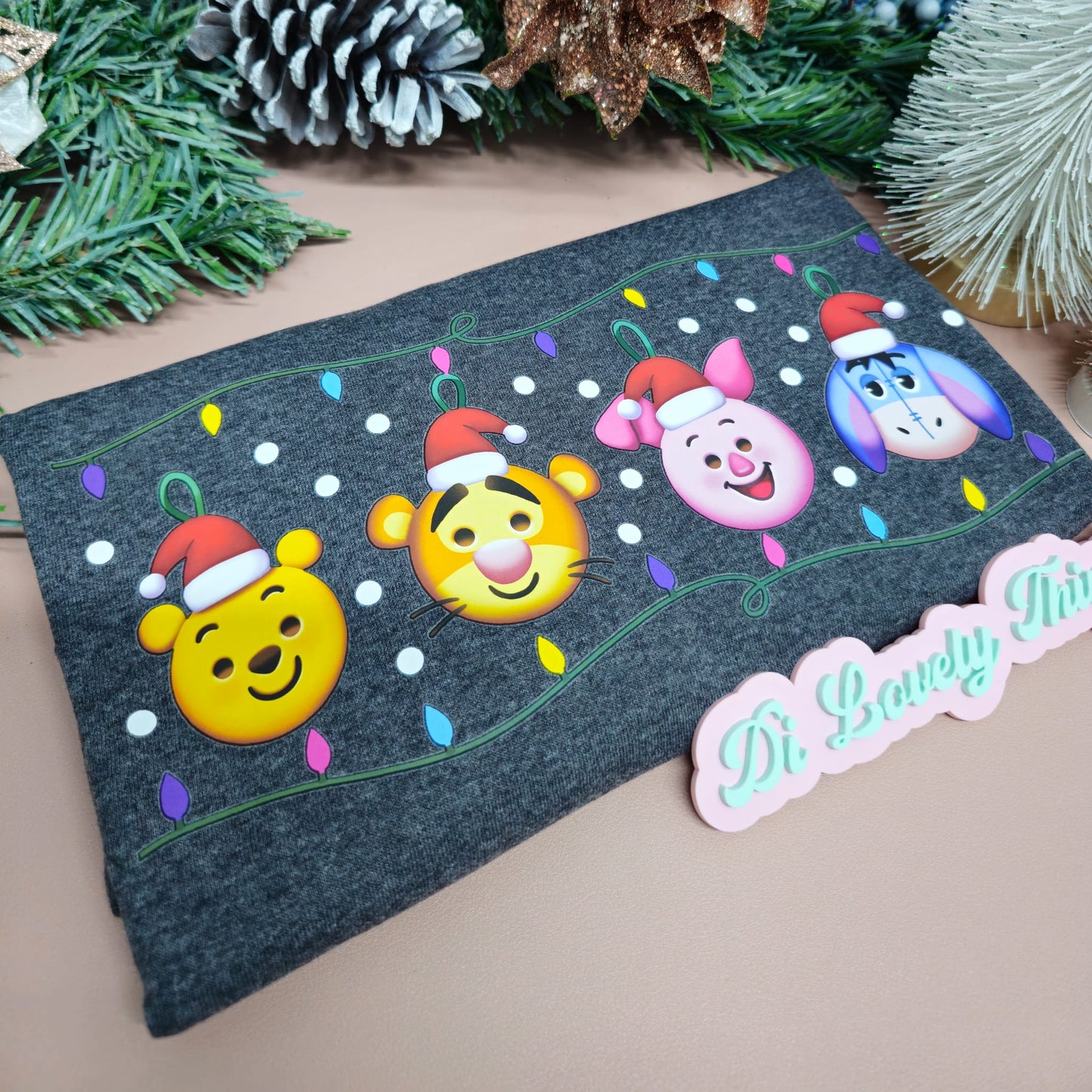 Luces navideñas de los amigos del bebé