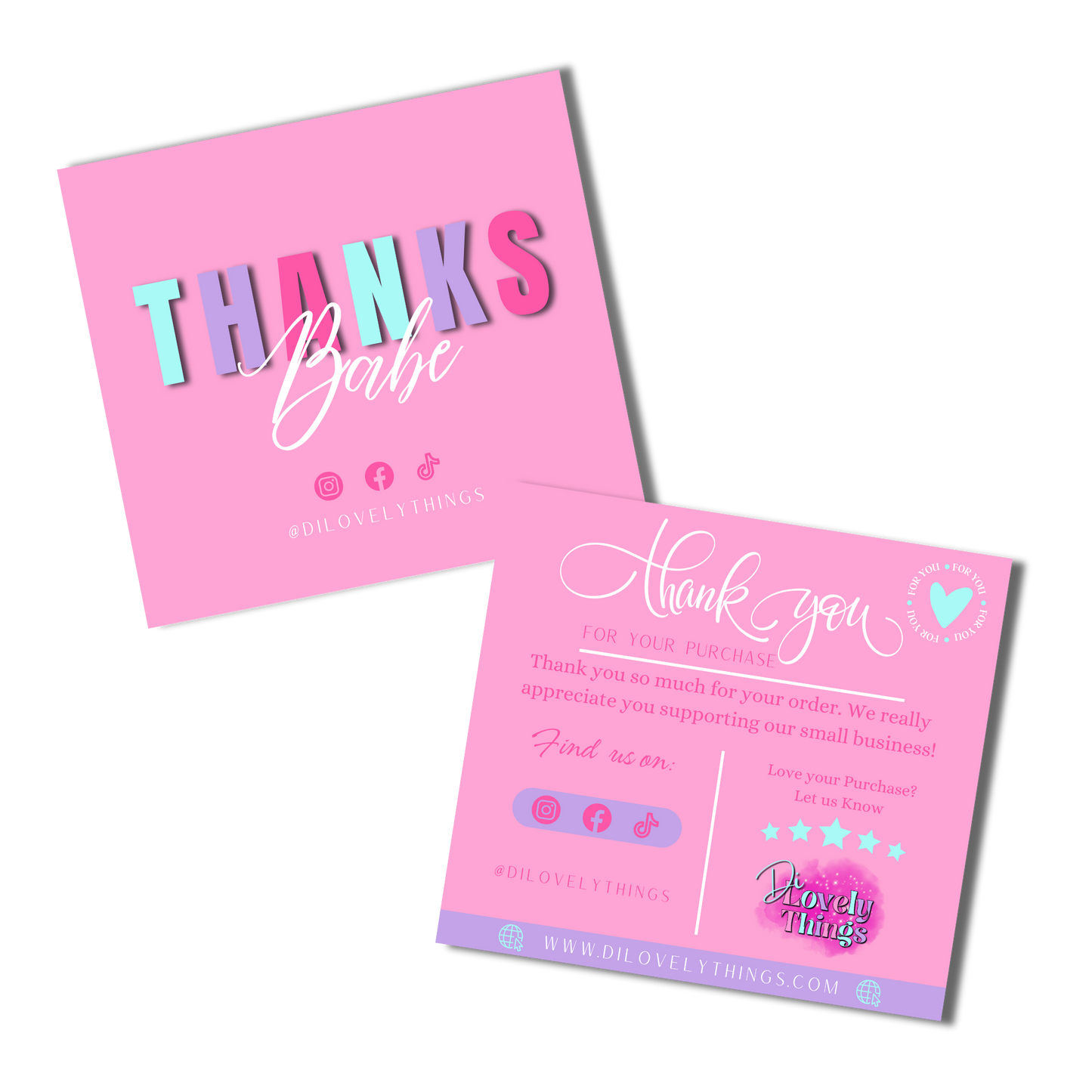 Thank you Cards (Small)