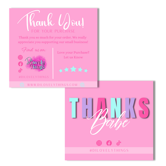 Thank you Cards (Big)