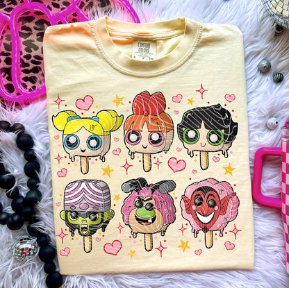 Girls Friends Popsicles T-shirt