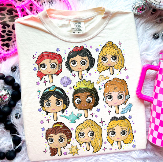 Princesses Popsicles T-shirt (Copy)